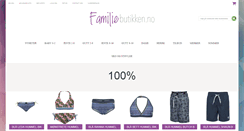 Desktop Screenshot of familiebutikken.no